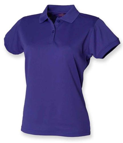 Henbury Ladies Coolplus� Wicking Piqu� Polo Shirt - BPU - L